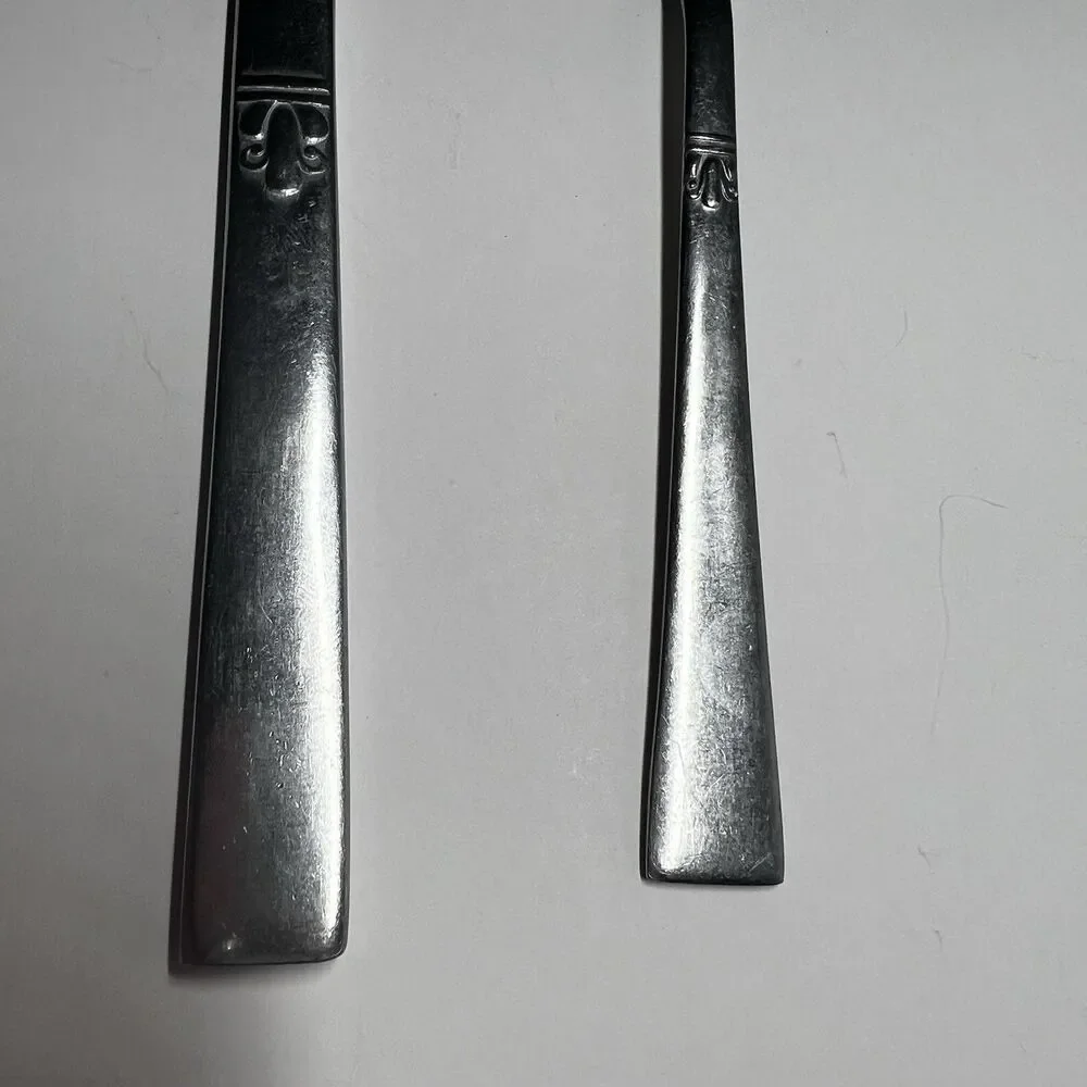 Lot of 2 Vintage Hull Dorzel Embrace Stainless Japan Dinner Knife & Fork